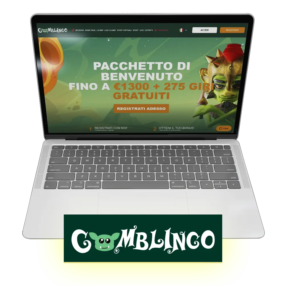 Sito ufficiale di scommesse e casinò online Gomblingo in Italia