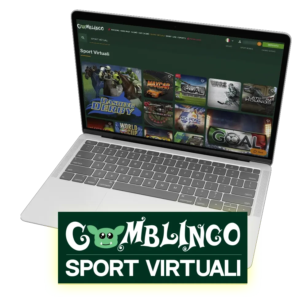 Piazza le tue scommesse sportive virtuali con Gomblingo.